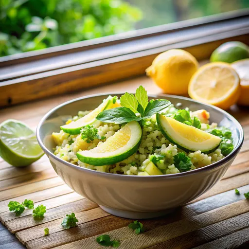 Ensalada Vibrante con Quinoa y Aguacate